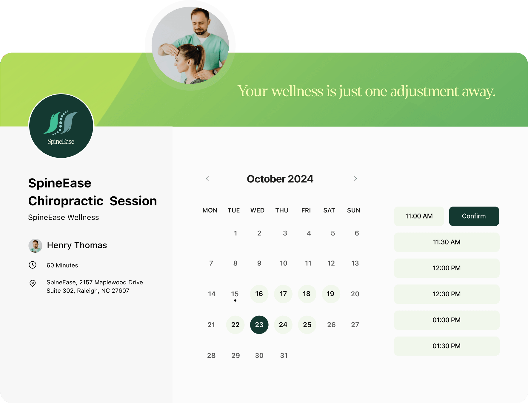 Chiropractic,[object Object], Scheduling Software.